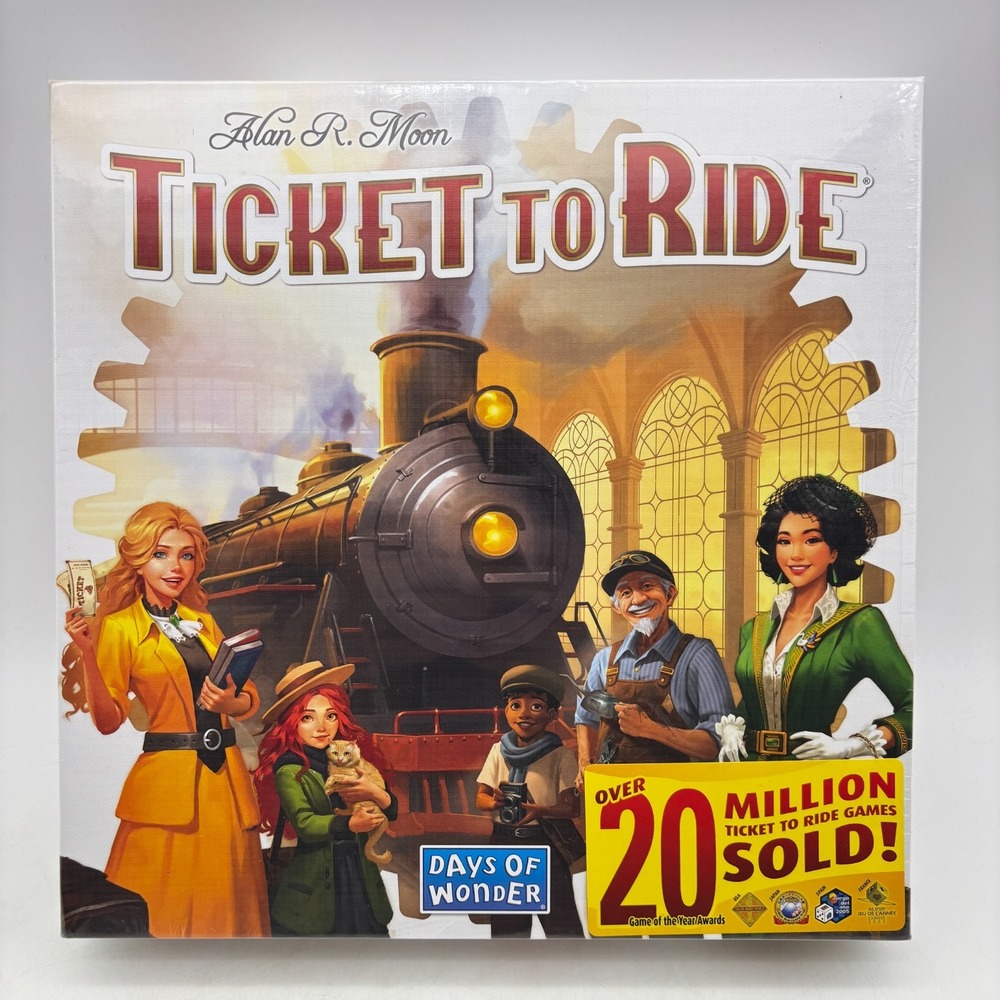 Ticket to Ride SEALED Days of Wonder 2025 Alan R. Moon Trains America US